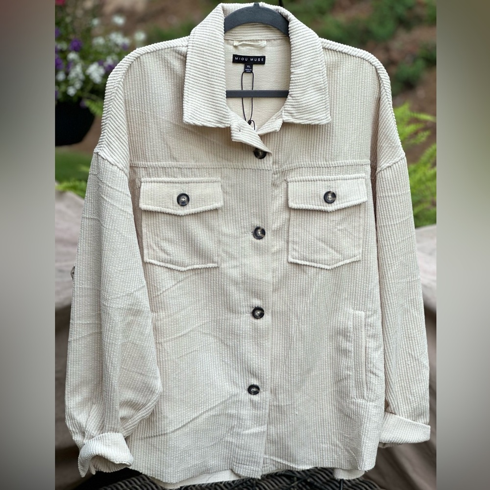 Corduroy Shacket - XL